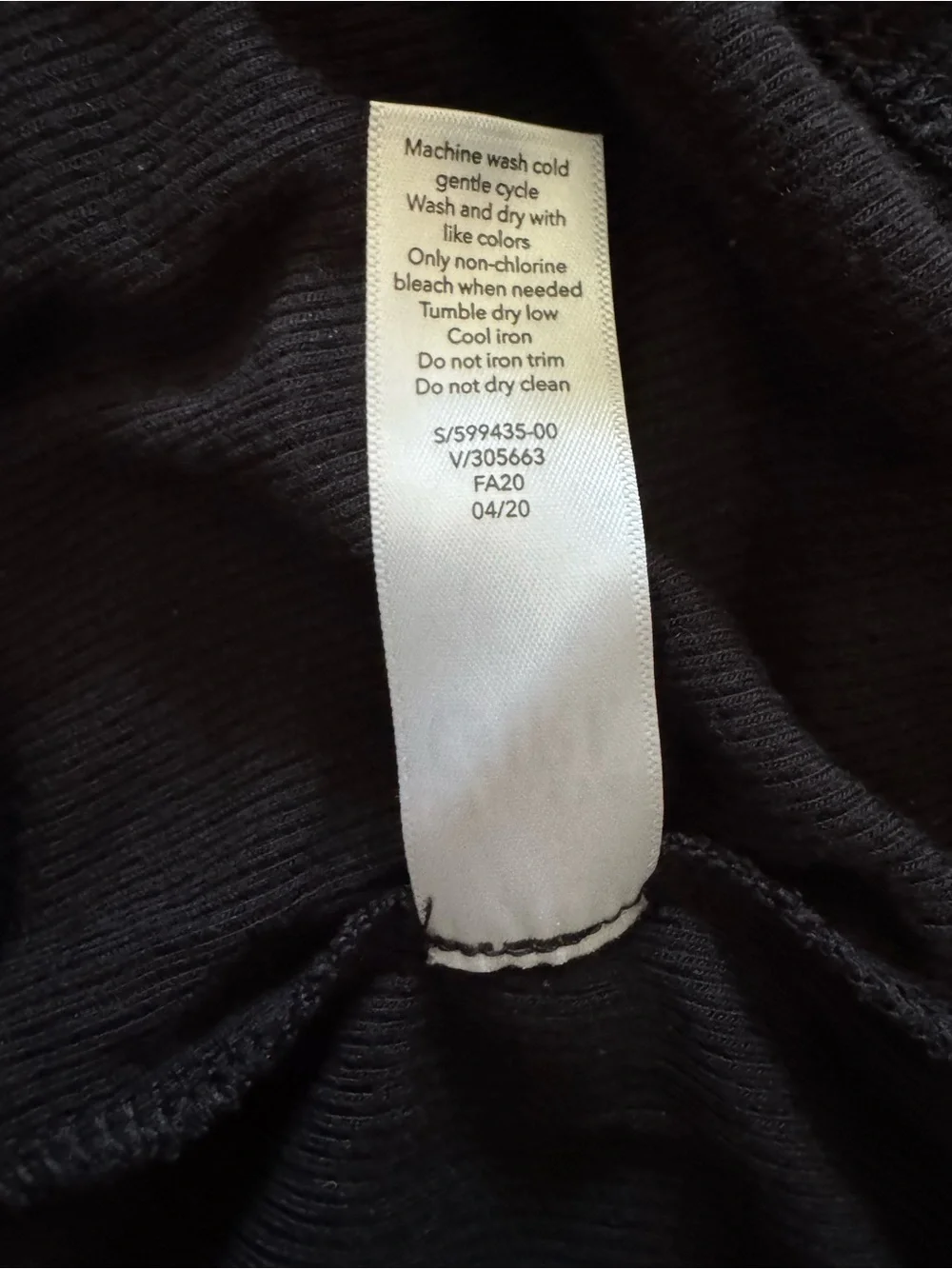 Athleta Girl Black Ribbed Crewneck Top - Picture 5 of 8